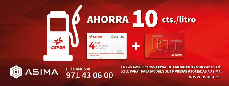 ASIMA lanza la campaña de ahorro de 10 cts./litro en las gasolineras CEPSA