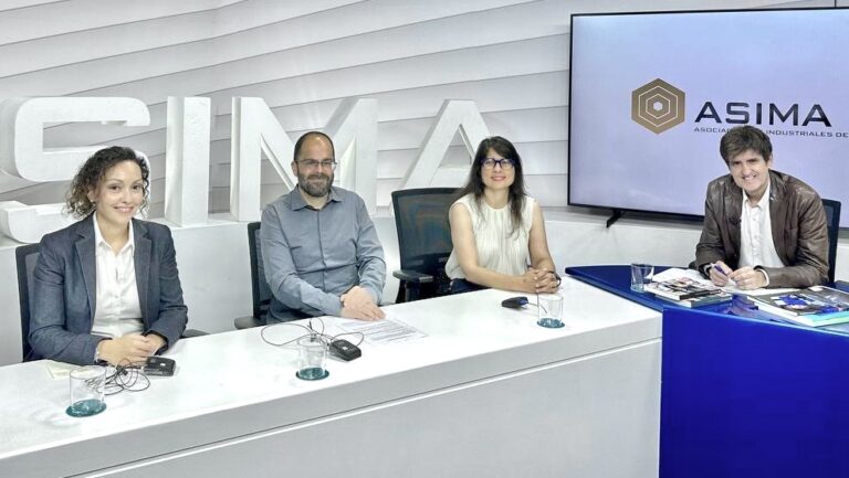 Representantes de ASIMA Jóvenes en el programa ‘Empresa y sociedad’ de Fibwi TV