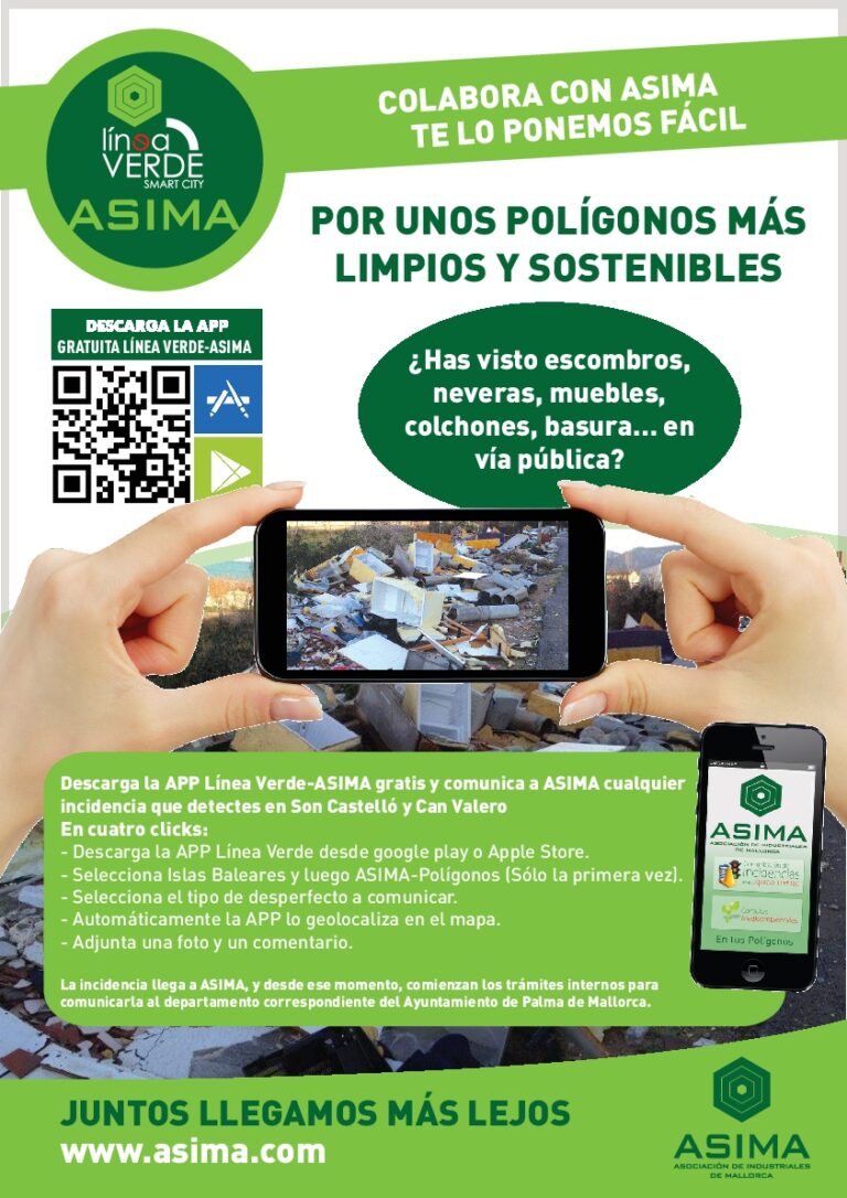 El 99% de las incidencias comunicadas a través del servicio Línea Verde-ASIMA han sido ya solucionadas